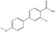 2-Fluoro-4-(4-methylthiophenyl)benzoic acid 