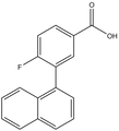 4-Fluoro-3-(naphthalen-1-yl)benzoic acid