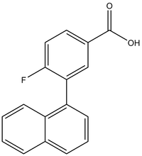 4-Fluoro-3-(naphthalen-1-yl)benzoic acid