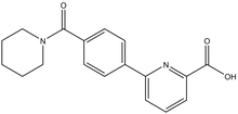 6-[4-(Piperidinocarbonyl)phenyl]picolinic acid 