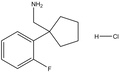 1-(2-Fluorophenyl)cyclopentylmethylamine HCl 