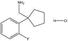 1-(2-Fluorophenyl)cyclopentylmethylamine HCl 