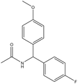 N-[(4-Fluorophenyl)(4-methoxyphenyl)methyl]acetamide 