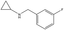 N-[(3-fluorophenyl)methyl]cyclopropanamine 
