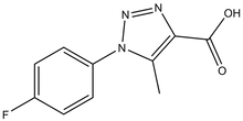 1-(4-Fluoro-phenyl)-5-methyl-1h-[1,2,3]triazole-4-carboxylic acid 