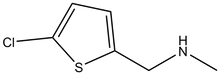(5-Chlorothiophen-2-ylmethyl)-methyl-amine 