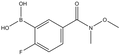 N-Methoxy-N-methyl 3-borono-4-fluorobenzamide 