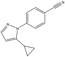 4-(5-Cyclopropylpyrazol-1-yl)benzonitrile 