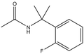 N-[2-(2-Fluorophenyl)propan-2-yl]acetamide 
