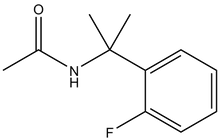 N-[2-(2-Fluorophenyl)propan-2-yl]acetamide 
