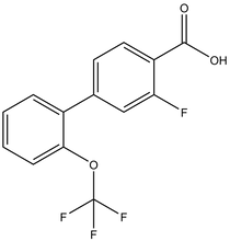 2-Fluoro-4-[2-(trifluoromethoxy)phenyl]benzoic acid 