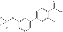 2-Fluoro-4-(3-trifluoromethoxyphenyl)benzoic acid 
