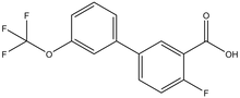 2-Fluoro-5-(3-trifluoromethoxyphenyl)benzoic acid 