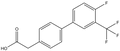 {4-[4-Fluoro-3-(trifluoromethyl)phenyl]phenyl}acetic acid