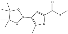 Methyl 5-methyl-4-(4,4,5,5-tetramethyl-1,3,2-dioxaborolan-2-yl)thiophene-2-carboxylate 