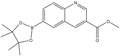 Methyl 6-(4,4,5,5-tetramethyl-1,3,2-dioxaborolan-2-yl)quinoline-3-carboxylate 