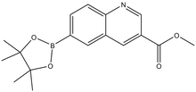 Methyl 6-(4,4,5,5-tetramethyl-1,3,2-dioxaborolan-2-yl)quinoline-3-carboxylate 