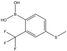 4-(Methylthio)-2-(trifluoromethyl)phenylboronic acid 