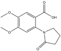 4,5-Dimethoxy-2-(2-oxopyrrolidin-1-yl)benzoic acid 