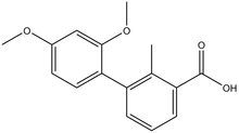 3-(2,4-Dimethoxyphenyl)-2-methylbenzoic acid 