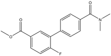 Methyl 3-[4-(dimethylcarbamoyl)phenyl]-4-fluorobenzoate 