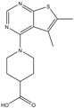 1-(5,6-Dimethyl-thieno[2,3-d]pyrimidin-4-yl)-piperidine-4-carboxylic acid 
