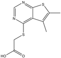 (5,6-Dimethyl-thieno[2,3-d]pyrimidin-4-ylsulfanyl)-acetic acid 