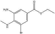 Ethyl 3-amino-5-bromo-4-(methylamino)benzoate 