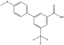 3-(4-Methylthiophenyl)-5-trifluoromethylbenzoic acid 