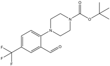 tert-Butyl 4-(2-formyl-4-(trifluoromethyl)phenyl)piperazine-1-carboxylate 