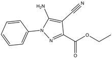 Ethyl 5-amino-4-cyano-1-phenylpyrazole-3-carboxylate 