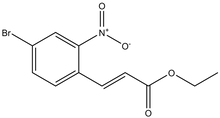 Ethyl (2E)-3-(4-bromo-2-nitrophenyl)prop-2-enoate 