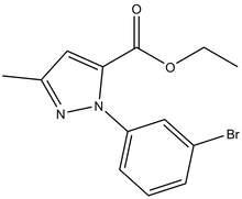 Ethyl 1-(3-bromophenyl)-3-methyl-1H-pyrazole-5-carboxylate