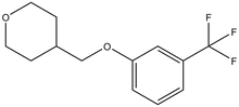 4-(3-Trifluoromethylphenoxy)methyltetrahydro-2H-pyran 