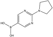 2-Pyrrolidinopyrimidine-5-boronic acid 