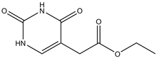 Ethyl 2-(2,4-dioxo-1,3-dihydropyrimidin-5-yl)acetate 250 mg