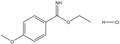 Ethyl 4-methoxybenzenecarboximidate hydrochloride 