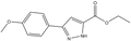 Ethyl 5-(4-methoxyphenyl)-2H-pyrazole-3-carboxylate 250 mg
