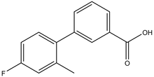 3-(4-Fluoro-2-methylphenyl)benzoic acid 