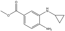 Methyl 4-amino-3-(cyclopropylamino)benzoate 