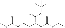 Methyl 4-[n-boc-n-(2-ethoxy-2-oxoethyl)amino]butanoate 