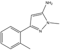 2-Methyl-5-(2-methylphenyl)pyrazol-3-amine 