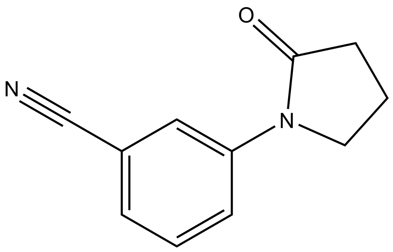 3-(2-Oxopyrrolidin-1-yl)benzonitrile | CAS 939999-23-2 | P212121 Store
