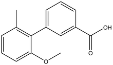 2'-Methoxy-6'-methylbiphenyl-3-carboxylic acid 