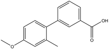 
3
-(4-Methoxy-2-methylphenyl)benzoic acid 