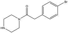4-(Piperazinocarbonylmethyl)-1-bromobenzene