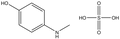 Sulfuric acid compound with 4-(methylamino)phenol (1:1)