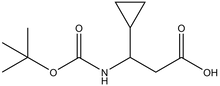 3-[(tert-Butoxycarbonyl)amino]-3-cyclopropylpropanoic acid