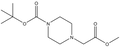 tert-Butyl 4-(2-methoxy-2-oxoethyl)piperazine-1-carboxylate