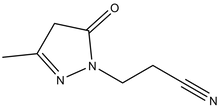 3-(3-Methyl-5-oxo-4,5-dihydro-1H-pyrazol-1-yl)propanenitrile